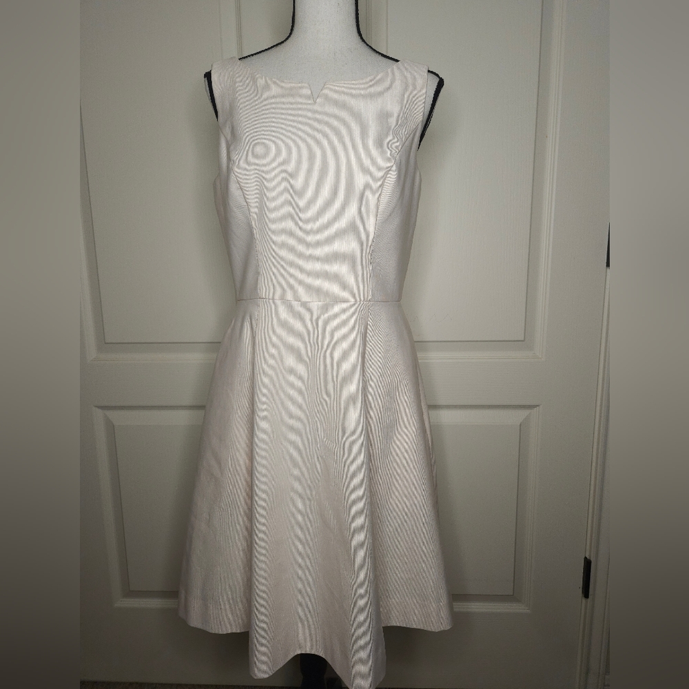 HP!! LIKE NEW Weddington Way Blush Boatneck Sleeveless Knee Length Dress - Picture 3 of 5